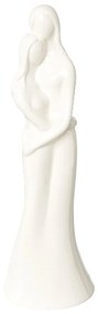 Gasper Keramická dekorácia stojacej ženy V. 27cm biela