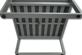 Deokork Hliníkový stolík / taburet TITANIUM
