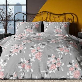 Krepové bavlnené obliečky Homa TORRY ROSES 2-dielna sada 140x200 cm