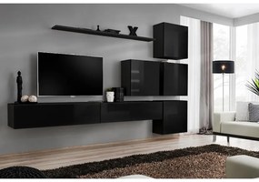 Obývacia stena Switch IX Čierna