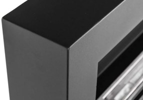 Závesný biokrb na stenu AIASA BOX ČIERNY MAT 90x40x12