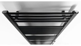Aqualine - Kúpeľňový elektrický radiátor DIRECT-E 800W/230V 168 cm matná čierna