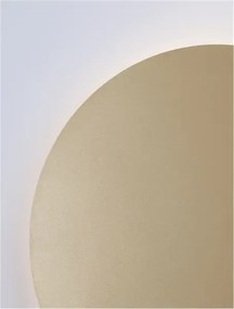 LED nástenné svietidlo Cyrcle 30 zlaté