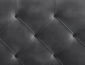 Posteľ Lusaka 180x200 cm, stredne šedá látka