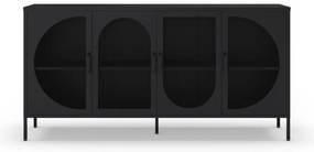 Čierna komoda 160x90 cm Tayra – Marckeric