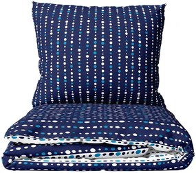 Flanelové posteľné obliečky Ľadové bodky - 70x90 cm + 140x200 cm