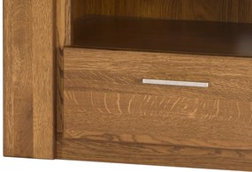 Televízny stolík Velvet II 24 111 cm z masívu s LED osvetlením dub Rustikal