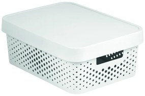 Biely úložný box Curver SIMPLE Lungo Holes