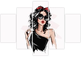 Obraz - Fashion woman (150x105 cm)