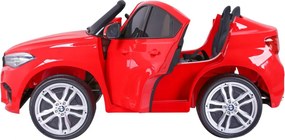 Ramiz BMW X6M XXL pre 2 deti Červené SUV + Pilot + Eco koža