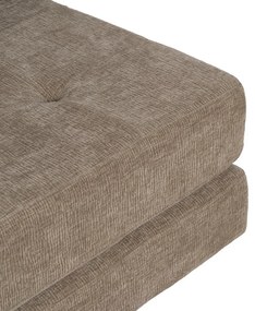 Béžové rozkladacie ženilkové kreslo – Ixia