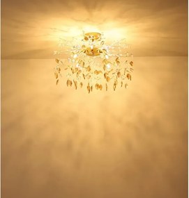 Globo 64132-8D - Stropný luster na tyči DANNA 8xG9/8W/230V zlatá