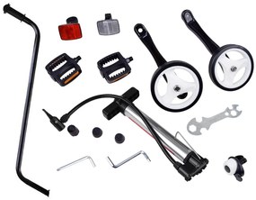 RoyalBaby Bicykel Royal Baby Bicycle 14 "Space Shuttle + RB14-22 - čierny