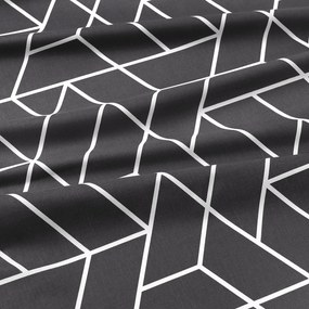 Goldea bavlnená obliečka na vankúš - mozaika na tmavo sivom 40 x 40 cm