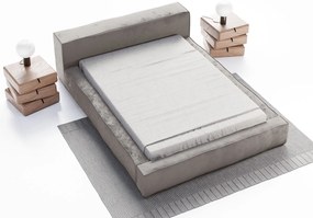 Minimalistická čalúnená posteľ GIULIA ROZMER: 180 x 200 cm, TYP ROŠTU: KOVOVÝ ROŠT