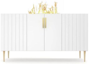 Elektrický krb Prins 500r biely