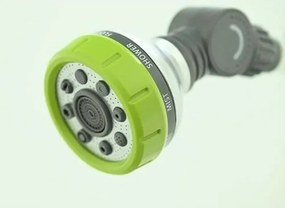 Garvia Pištoľ zavlažovacia kruhová kov/plast, 8 funkcií s nadstavcom