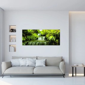 Obraz - Indonézske vodopády (120x50 cm)