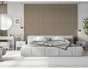 Mexen Lam-F, akustické stenové lamely 275 × 31,5 cm, filc 6 mm, dub perlový, S105-275317-2812-058