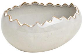 Veľkonočná porcelánová miska EGGSHELL, sivá
