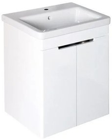 Sapho Sapho, ELLA umývadlová skrinka 56,5x65x43cm, 2xdvierka,biela (70065), EL065-3030