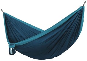 La Siesta COLIBRI 3.0 SINGLE - cestovná hojdacia sieť z kvalitného padákového hodvábu, 100% polyamid / laná: 100% polyester / hák: letecký hliník