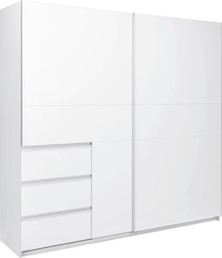XXXLutz SKRIŇA S POSUVNÝMI DVERAMI, biela, 215/210/61,5 cm P & B - Skrine - 000885001004