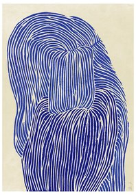 The Poster Club Plagát Deep Blue by Rebecca Hein 50x70 cm
