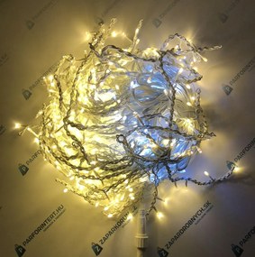 Vonkajší LED vianočný záves 25M+ 500LED - warm white