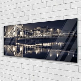 Obraz na akrylátovom skle Most architektúra 125x50 cm