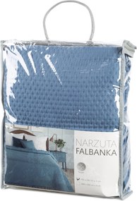 PREHOZ NA POSTEĽ FALBANKA 210X170 CM TMAVOMODRÝ