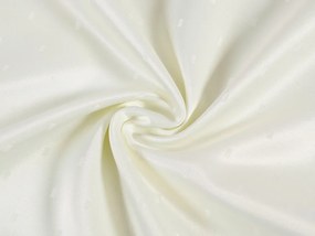 Biante Teflónový oválny obrus TF-017 Obdĺžničky - lesklý smotanový 50x100 cm