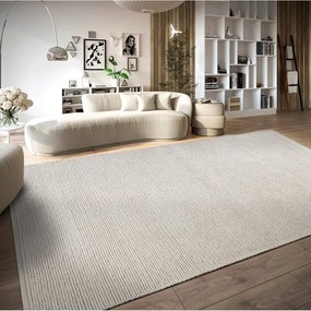 Biely ručne tkaný vlnený koberec 120x170 cm Francois – Villeroy&amp;Boch