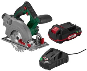 Parkside®  Aku ručná kotúčová píla 20 V Phksa 20 Li + Akumulátor 20 V/2 Ah + Nabíjačka na akumulátor 20 V/2,4 A  (800011363)