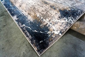 BE Koberec Mitra 3002 NAVY – námornícky modrý béžový obdĺžnikový Rozmer: 60x100 cm