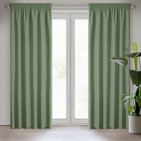 ZÁVES NA PÁSKE RITA 140X270 CM OLIVOVÁ