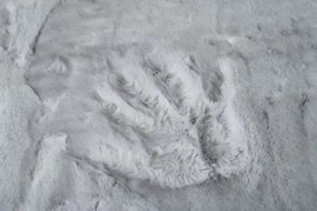 Koberček RABBIT FUR CLASSIC svetlosivý