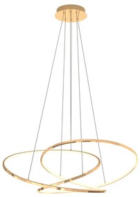 Zuma Line MD7360-1A-3GT - LED Luster na lanku CHOLET LED/56W/230V zlatá