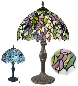 Tiffany lampa luxusná s retiazkou Metal Ø36*42 AMAZONIT