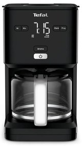 Čierny kávovar na filtrovanú kávu Smart'n'light CM600810 – Tefal