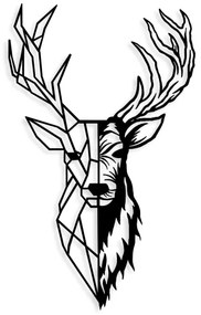 Nástenná dekorácia 42x70 cm jeleň kov