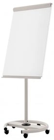 Flipchart Magnetoplan De Luxe 68 x 97 cm, mobilný, sivá / biela