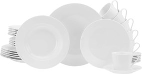 XXXLutz KOMBINOVANÝ SERVIS Base weiß 30-dielne Creatable - Online Only bytové doplnky - 007768067704
