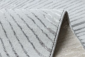 Koberec BLISS Z206AZ256 svetlosivý/sivý - Čiary, moderný, štrukturálny