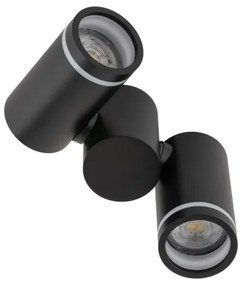 Bodové svietidlo JET SET 2xGU10/10W/230V čierna