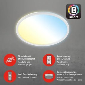 Brilo - LED Stmievateľné stropné svietidlo SLIM LED/22W/230V Wi-Fi Tuya + DO
