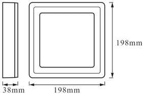 Ledvance - LED Stropné svietidlo CLICK LED/15W/230V