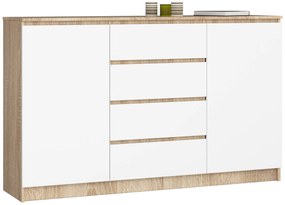 Komoda Koa (dub sonoma + biela). Vlastná spoľahlivá doprava až k Vám domov. 1068928