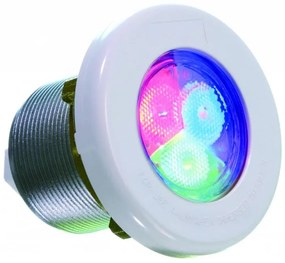 SET 4 x Mini-LED RGB reflektor nerez + biela krytka
