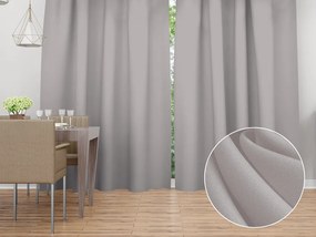 Biante Dekoračný záves Rongo RG-101 Svetlo sivý 140x190 cm